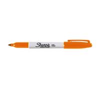 Marcatore a pennarello Sharpie Fine: confezione con 12 pz., inchiostro arancione