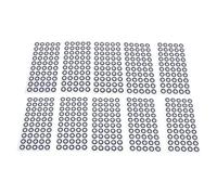 Marcatore a scansione 3D ad alta riflettività resistente alla lacrima impermeabile a prova di sole riutilizzabile 6 mm diametro interno 10 mm diametro esterno per i campi di