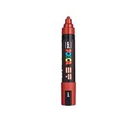 Marcatore a tempera Posca Uni-Ball punta tonda 1,8-2,5 mm rosso rubino M PC5M RR