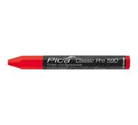 Marcatore cera pica legno/muratura rosso - 12 pz