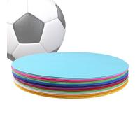Marcatore da calcio - Base Pad Slip-fre, piastra di velocità rapida, disco di terra bilanciato | Design leggero e flessibile, indicatore di allenamento codificato a colori per allenamenti di calcio