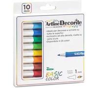 Marcatore Decorite punta tonda Basic. Confezione 10 pezzi