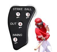 Marcatore di baseball, contatore del giudice da baseball | Design affusolato per esterni con dimensioni del palmo, comodo da tenere per le partite di baseball Coac per il conteggio dei