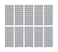 Marcatore di scansione 3D Culnflun 1000 pezzi, ID 6 mm, diametro esterno 10 mm, punto di riferimento di tracciamento 3D adesivo forte ad alta riflessione per acquisizione ti di