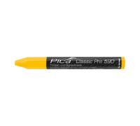 Marcatore Gesso Pica Legno Metallo Mura Giallo 12 Pezzi