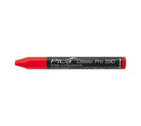 Marcatore Gesso Pica Legno Metallo Mura Rosso 12 Pezzi