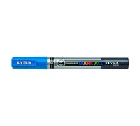 Marcatore Lyra Graduate Mark All: azzurro, 1 mm, cf. da 6 pz.