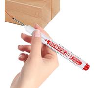 Marcatore per fori profondi multifunzionale ergonomico portatile | Penna da falegname per la profondità della portata, per edilizia e muratura, colore rosso