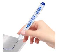 Marcatore per fori profondi multifunzionale ergonomico portatile | Penna da falegname per la profondità della portata, per edilizia, muratura, esterno, blu