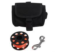 Marcatore per immersioni subacquee SMB con bobina e scatto per subacqueo sotto il segnale di sicurezza e boa marcatore per navigazione subacquea e consapevolezza della barca