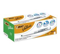 Bic Bic Velleda Eco Marcatore Per Lavagna Verde Punta Tonda 1.40 Mm Conf. 12 Pz.