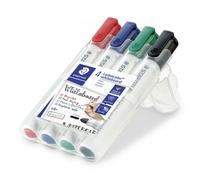 Marcatore per lavagne bianche Staedtler assortiti astuccio da 4 pezzi - 351 WP4