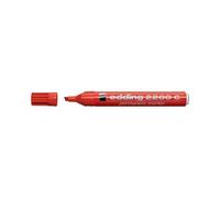 Marcatore Permanente 2200C Edding - Punta Scalpello - 1-5 mm - E-2200C002 (Rosso