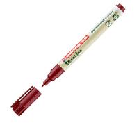 Marcatore Permanente 25 Ecoline Edding - Punta Conica - 1 mm - 4-25002 (Rosso Co
