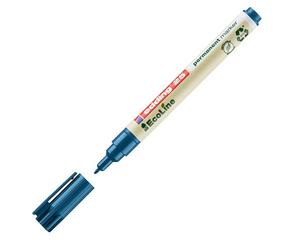 Marcatore Permanente 25 Ecoline Edding - Punta Conica - 1 mm - 4-25003 (Blu Conf