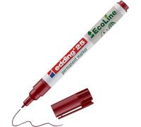 Marcatore permanente 25 Ecoline punta tonda 1.0mm rosso Edding