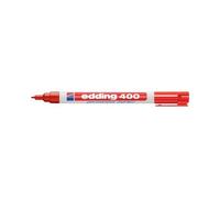 Marcatore Permanente 400 Edding - Punta Tonda - 2-4 mm - E-400002 (Rosso Conf. 1