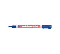 Marcatore Permanente 400 Edding - Punta Tonda - 2-4 mm - E-400003 (Blu Conf. 10)