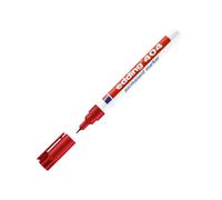 Marcatore permanente 404 - punta tonda extra fine - 0,75 mm - rosso - Edding