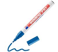 Marcatore permanente a vernice Edding - blu - tonda - 1-2 mm - 841003