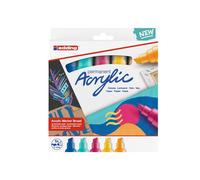 Marcatore permanente acrilico 5000 - punta scalpello - da 5 a 10 mm - colori ass