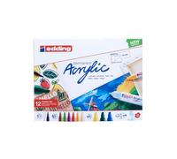 edding Creative Set - acrylic pens, waterproof, fine, medium, broad nib incl. ar