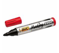 Marcatore permanente Bic Marking 2000 Rosso 12 Pezzi