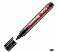Marcatore permanente Edding 300 Nero [10 Unità]