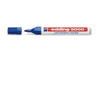 Marcatore permanente Edding 3000-3 Blu 1,5 mm a 3 mm Ricaricabile