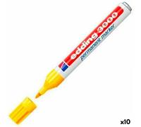 Marcatore permanente Edding 3000 Giallo [10 Unità]