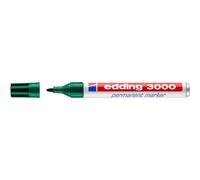 Marcatore permanente Edding 4-3000004 Verde Punta Tonda 1,5 mm Ricaricabile