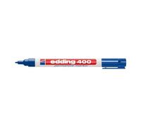 Marcatore permanente Edding 400 Blu 1 mm Confezione 10 pezzi