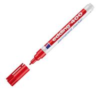 edding 400 permanent marker - red - 10 pens - fine round tip 1 mm - waterproof,