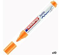 Marcatore permanente Edding 4500 Tessile Fluorescente Arancio [10 Unità]