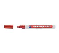 Marcatore permanente Edding 780 Rosso Punta fine 0,8 mm Alluminio