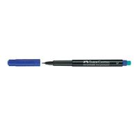 Marcatore permanente Multimark Faber Castell - fine - 0,6 mm - blu - 151351 (con