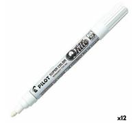 Marcatore permanente Pilot Bianco (12 Unità)
