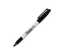 Marcatore permanente Sharpie Fine NERO Punta Tonda 1 mm. S0810930 (12 Pz)