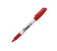 Sharpie S0810940, marcatore Fine, rosso, 12pz, 0.9mm, permanente