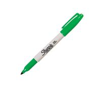 SHARPIE - S0810960 - Marcatore permanente - punta fine 1 mm - verde - Sharpie - 29108 - Conf. da 12 Pz. - S0810960