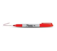 Sharpie S0810940, marcatore Fine, rosso, 12pz, 0.9mm, permanente