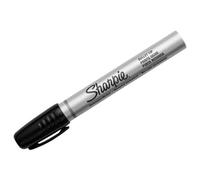 SHARPIE - Marcatore permanente metal small punta conica 1 mm nero s0945720 - Confezione risparmio da 4 PZ