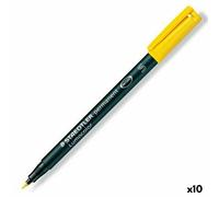 Marcatore permanente Staedtler Lumocolor 313-1 S Giallo [10 Unità]