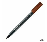 Marcatore permanente Staedtler Lumocolor 317-7 M Nero [10 Unità]
