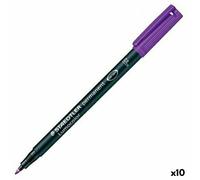 Marcatore permanente Staedtler Lumocolor Permanent 318 F Violetta [10 Unità]