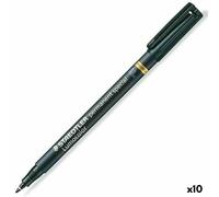 Marcatore permanente Staedtler Lumocolor Special F Nero [10 Unità]