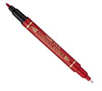 Pentel Marcatore permanente CF12 Doppia punta fine e extra fine Rosso