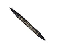 Marcatore permanente Twin tip - doppia punta fine-extra fine - nero - Pentel