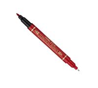 Marcatore permanente Twin tip - doppia punta fine-extra fine - rosso - Pentel