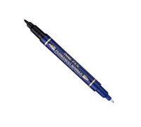 Marcatore permanente Twin tip - doppia punta Fine-ExtraFine - Blu - Pentel